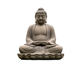 a statue of a person sitting in a lotus position