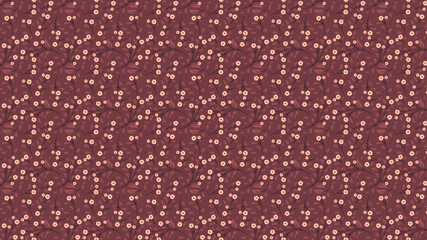 Background Elegant Floral Artwork with Aesthetic Patterns