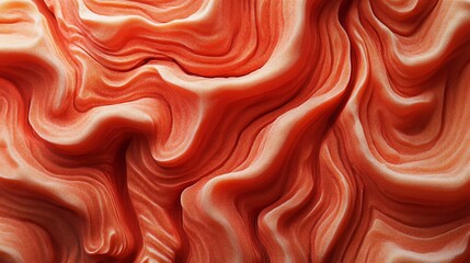 Fototapeta premium Abstract orange swirls, fluid texture background.