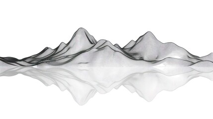 Obraz premium Abstract Mountain Landscape