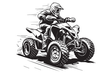 off-road  atv  isolated logo vector © somaiya