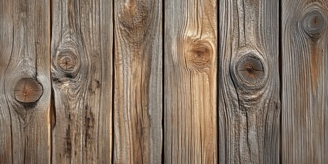 Fototapeta premium Wood texture featuring lined boards on a wall, creating a wooden background. This set showcases a pattern of wood texture, emphasizing the intricate growth rings of the material.