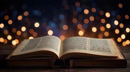 Magic Book With Open Antique Pages.generative.ai 