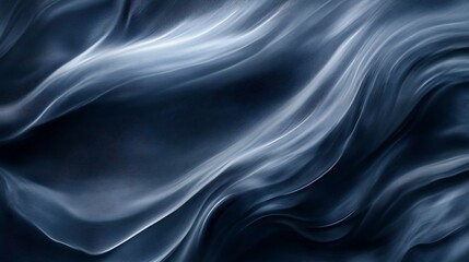 Fototapeta premium Abstract Fluid Art: Swirling Blue and Gray Hues. AI Generated