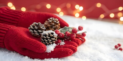 Festive Holiday Wreath-