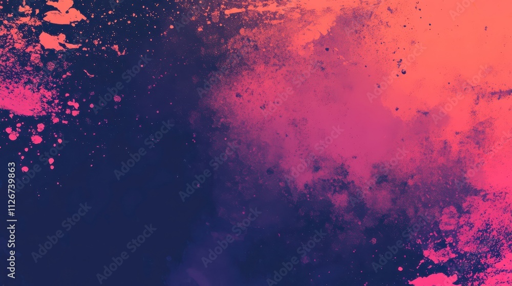 Poster abstract colorful grunge background with paint splashes for creative presentations and design projec