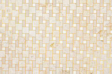 Japanese modern plaid background. Decorative modern pattern art with Japanese washi paper, marble and mortar.