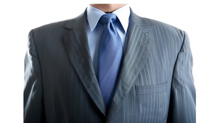 Suit isolated on white background