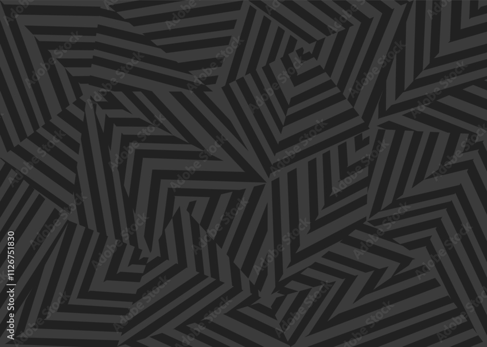 Poster abstract background with geometric triangle and stripe pattern. abstract dazzle camouflage pattern