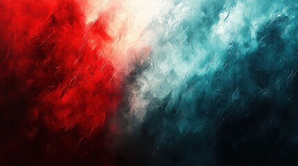 Fototapeta premium Abstract Stormy Background with Red and Blue Color Splash for Creative Projects