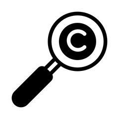 Searching glyph icon