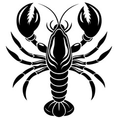 black and white scorpion