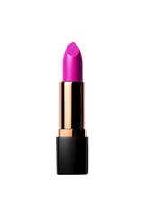 Obraz premium Fuchsia Lipstick in Sleek Black and Gold Case with Creamy Texture