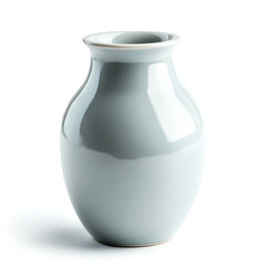 Elegant porcelain vase with a smooth, glossy finish, perfect for home decor.