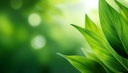 Green leaf closeup, isolated on white background, perfect for nature, spring, and summer designs