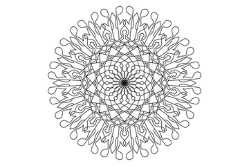 Mandala Design with Beautiful Work