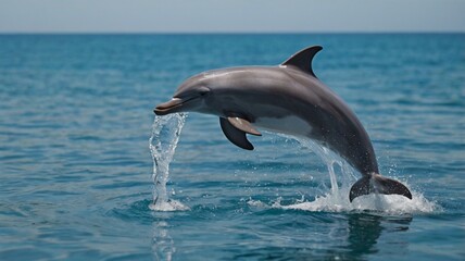 Fototapeta premium Golfinhos saltando