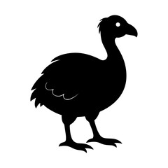 Dodo Bird Silhouette High-Quality Vector for Stock Art © Jamshadul