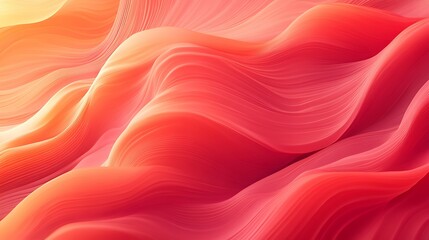 Obraz premium Abstract red and orange wave background. (1)