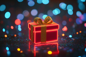 purple Christmas gift 