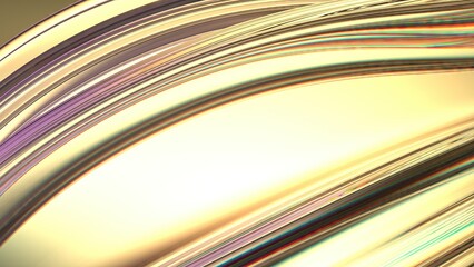 An elegant and modern 3D rendering of an abstract background in a refreshing organic yellow with a sense of luxury.