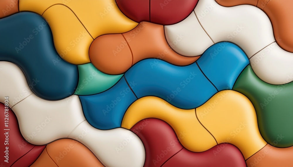 Poster artistic depiction of autism developmental pathways vibrant patterns symbolizing skill enhancement a