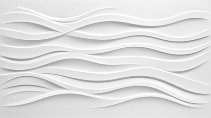 Obraz premium White Wave Pattern Texture
