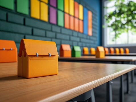 Vibrant Inclusive Classroom Glowing Patterns, Autism Awareness, Sensory Education, Diverse Learners, Neurodiversity, Special Education, Support, Understanding, Acceptance, Inclusion, Bright Colors - Powered by Adobe