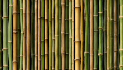 Fototapeta premium Seamless bamboo texture with warm gradients and organic details