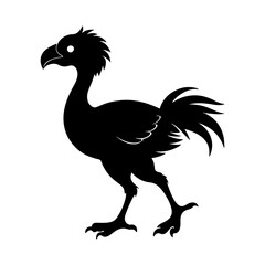Dodo Silhouette High Resolution Vector for Educational Use © Jamshadul
