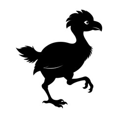 High Definition Dodo Silhouette Illustration for Stock Art © Jamshadul