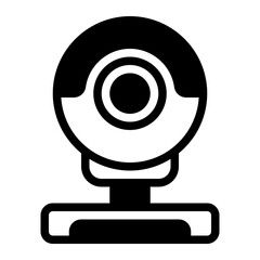 Web Camera glyph icon
