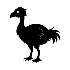 Dodo Bird Extinct Silhouette Vector for Nature Designs © Jamshadul