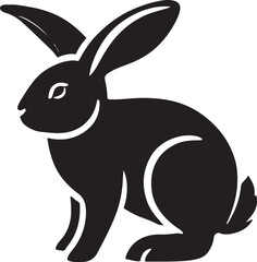 Bunny/Easter silhouette vector collection.