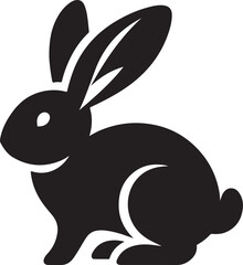 Bunny/Easter silhouette vector collection.