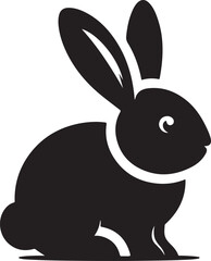 Bunny/Easter silhouette vector collection.