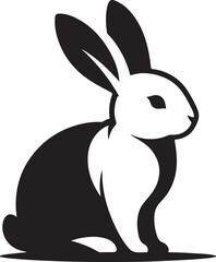 Bunny/Easter silhouette vector collection.