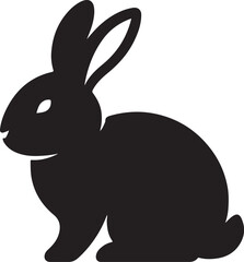 Bunny/Easter silhouette vector collection.