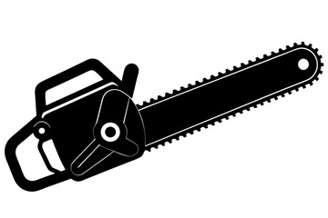 Chainsaw isolated on white background