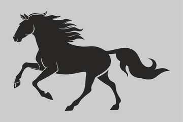 horse racing silhouette vector art and illustration