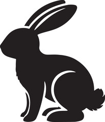 Bunny/Easter silhouette vector collection.