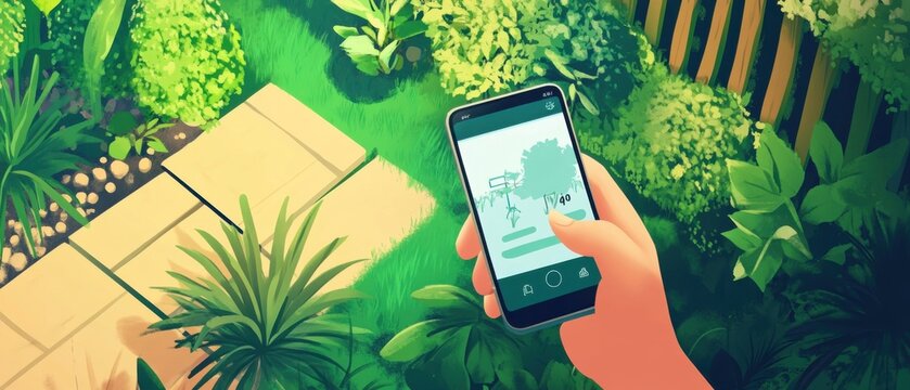 Smart Gardener Using Mobile App to Monitor Garden Growth and Health