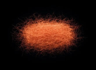 Abstract Orange Fiber Design