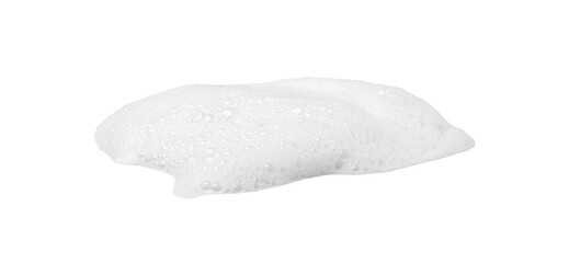 Soap foam or shampoo Soap foam texture or shampoo surface with bubble isolated with clipping path on background.