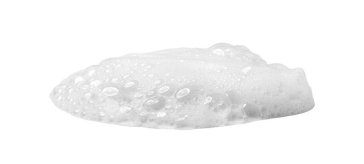 Soap foam or shampoo Soap foam texture or shampoo surface with bubble isolated with clipping path on background.