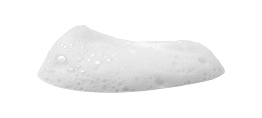 Soap foam or shampoo Soap foam texture or shampoo surface with bubble isolated with clipping path...