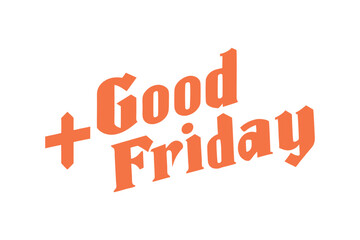 Good Friday Vector Design Religious Holiday Illustration
