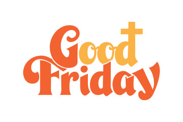 Good Friday Vector Design Religious Holiday Illustration
