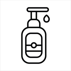 soap vector icon line template