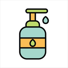 soap vector icon line template